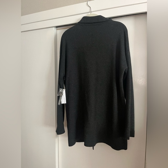 Michael Stars Charcoal Gray sweater jacket, beautiful new with tags - Picture 2 of 6